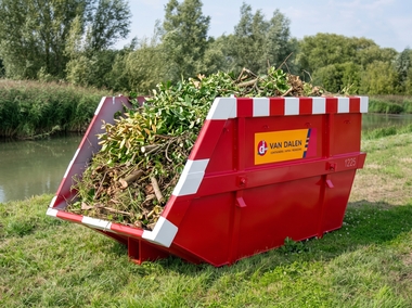 10 kuub groenafval en tuinafval container