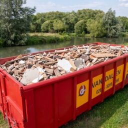 20 kuub bouw- en sloopafval container