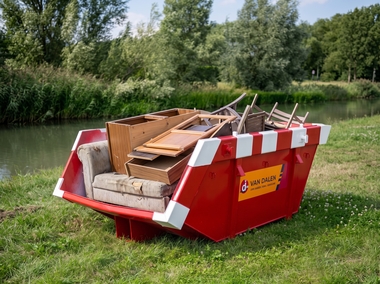 3 kuub grofvuil container