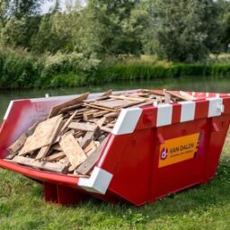 3 kuub houtcontainer
