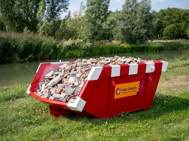3 kuub puincontainer