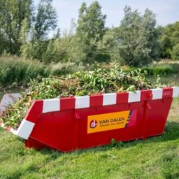 6 kuub groenafval en tuinafval container